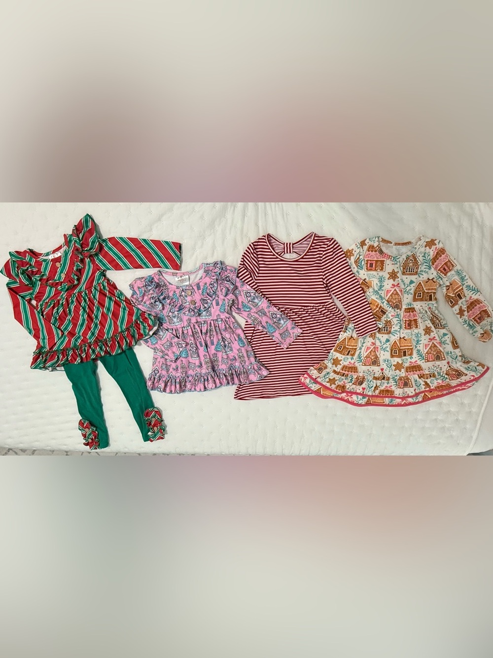 EUC- Toddler Girl Boutique Holiday Clothing LOT